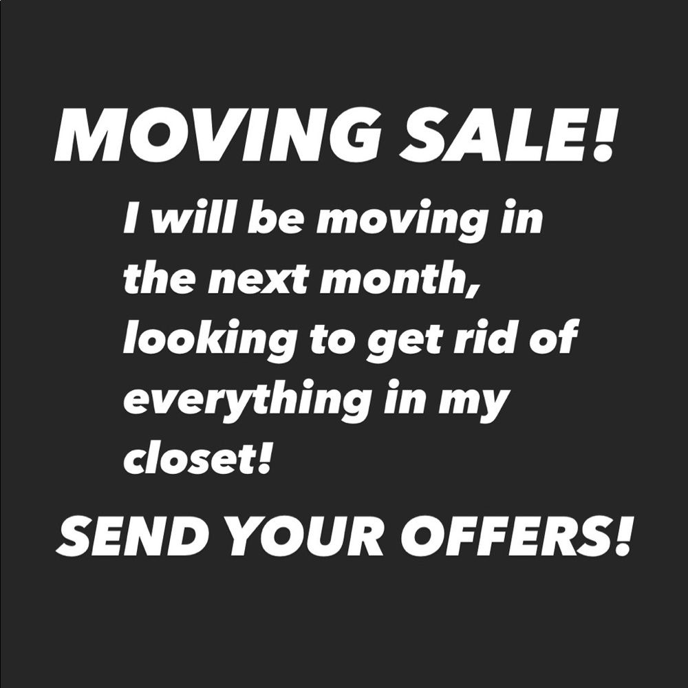 MOVING SALE